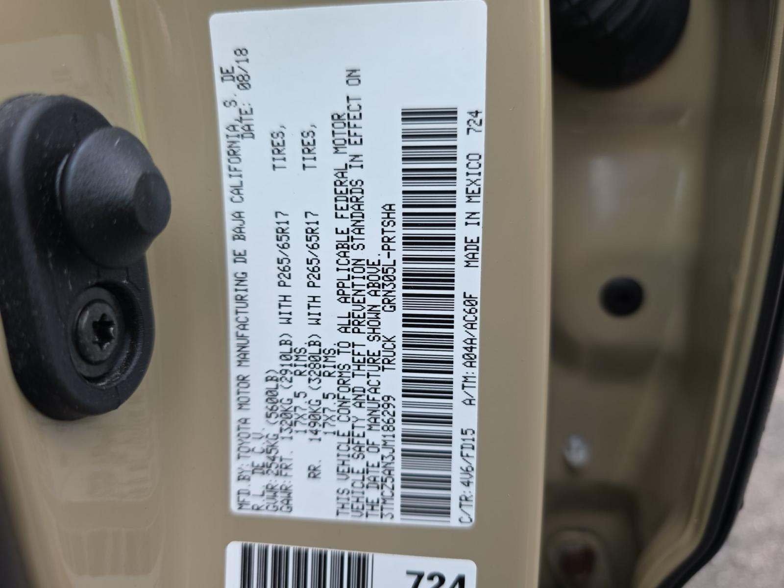 2018 Toyota Tacoma TRD Sport AWD