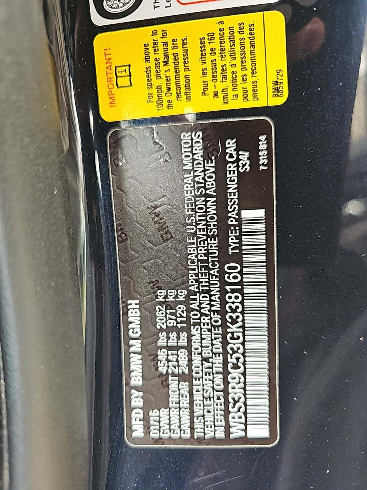 2016 BMW M4 Base RWD