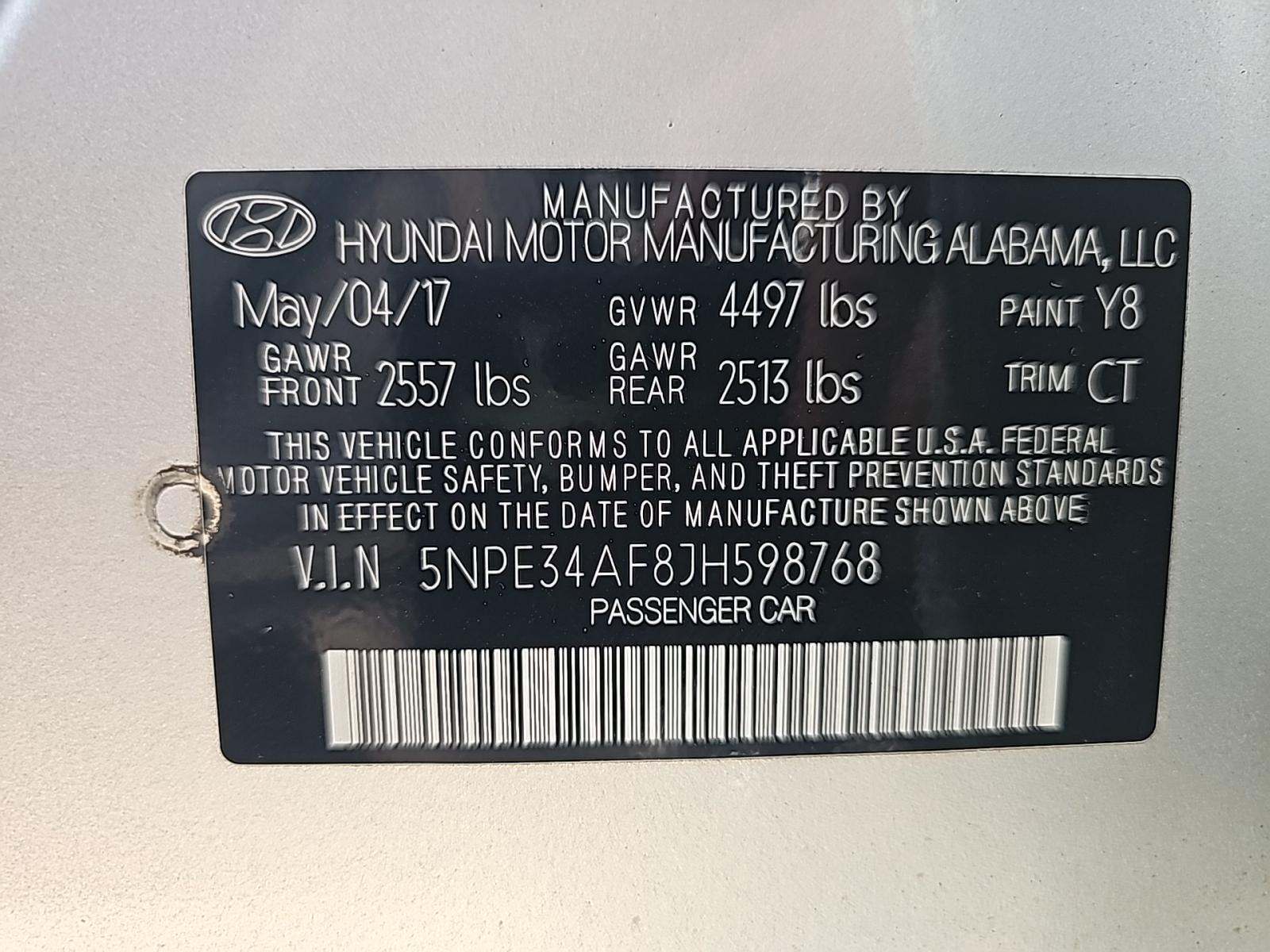 2018 Hyundai Sonata Sport FWD