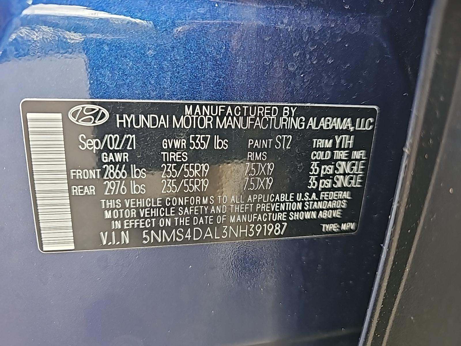 2022 Hyundai Santa Fe Limited AWD