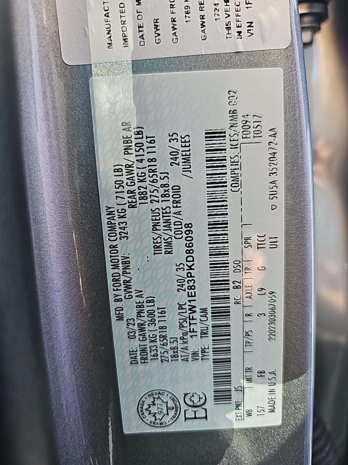 2023 Ford F-150 XLT AWD