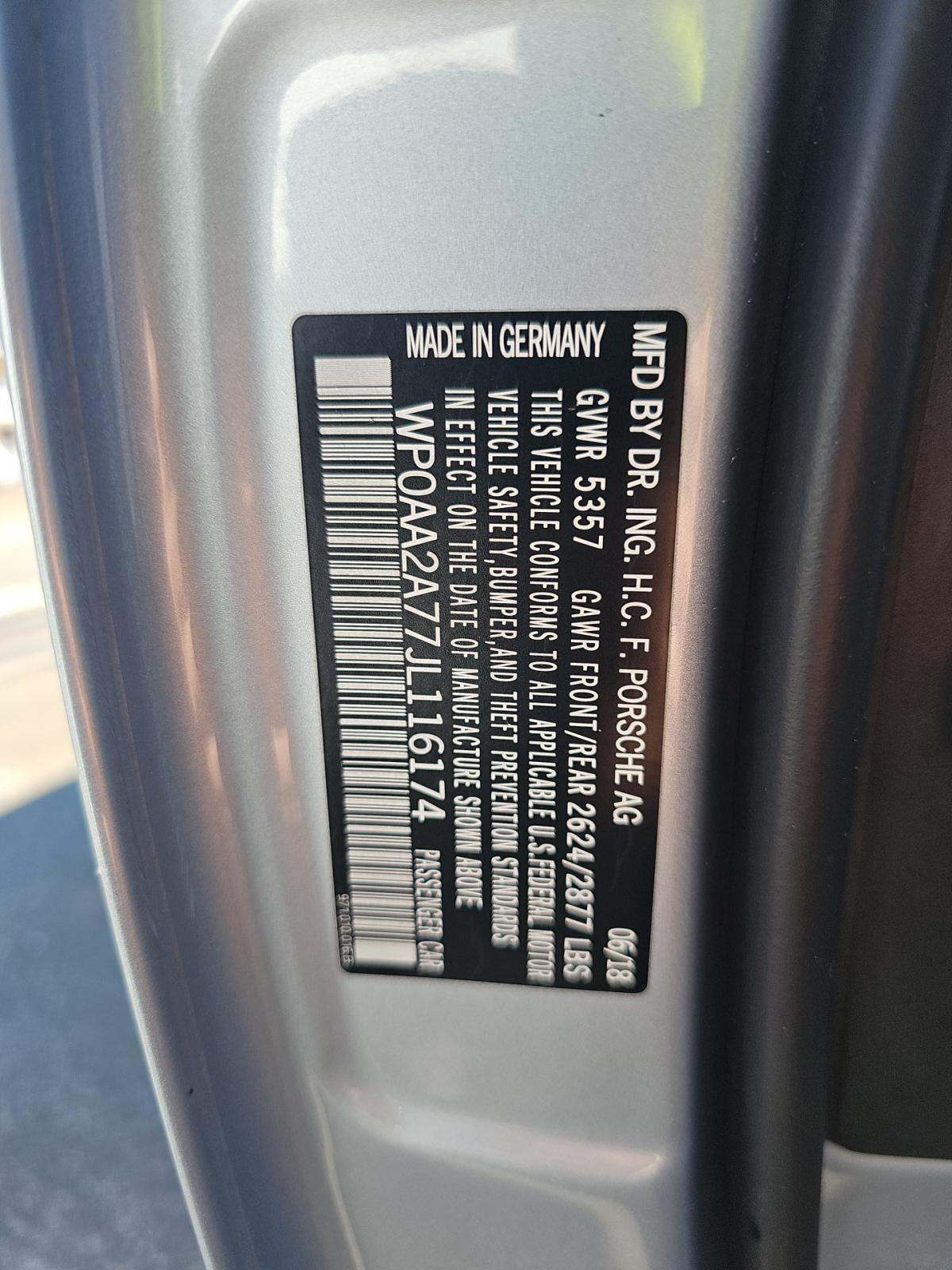 2018 Porsche Panamera 4 AWD