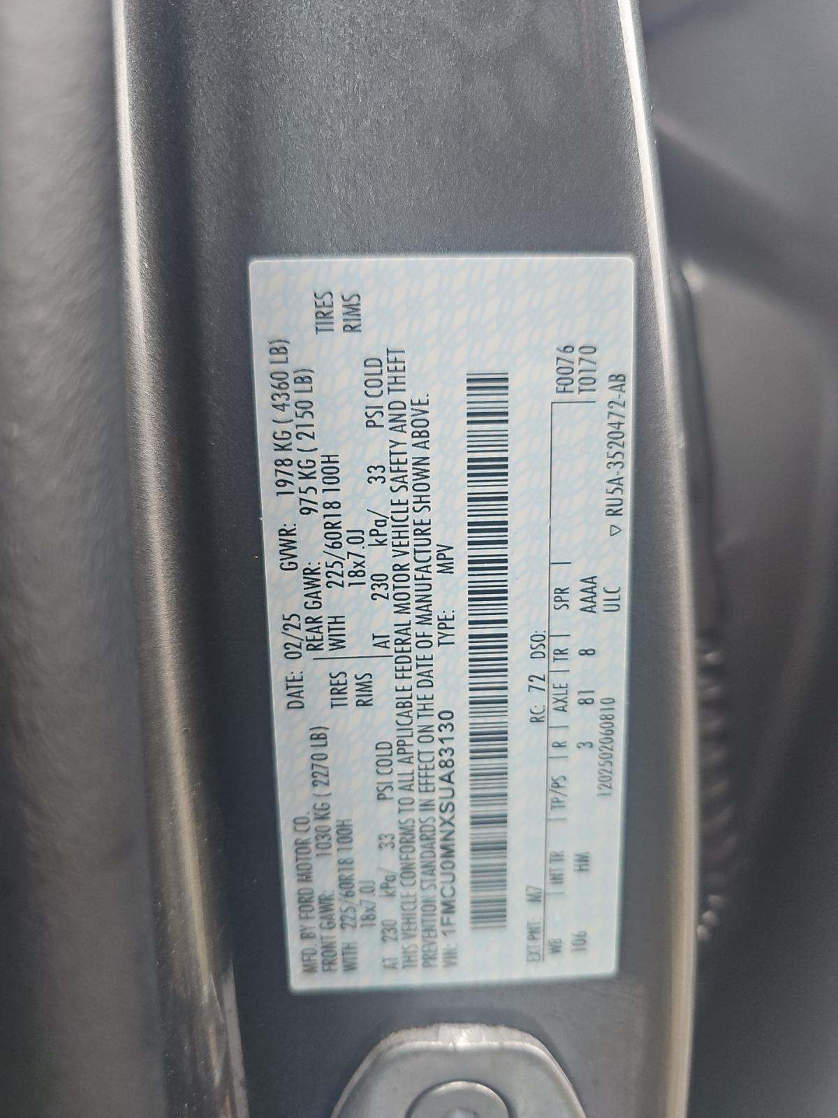 2025 Ford Escape ST-Line FWD