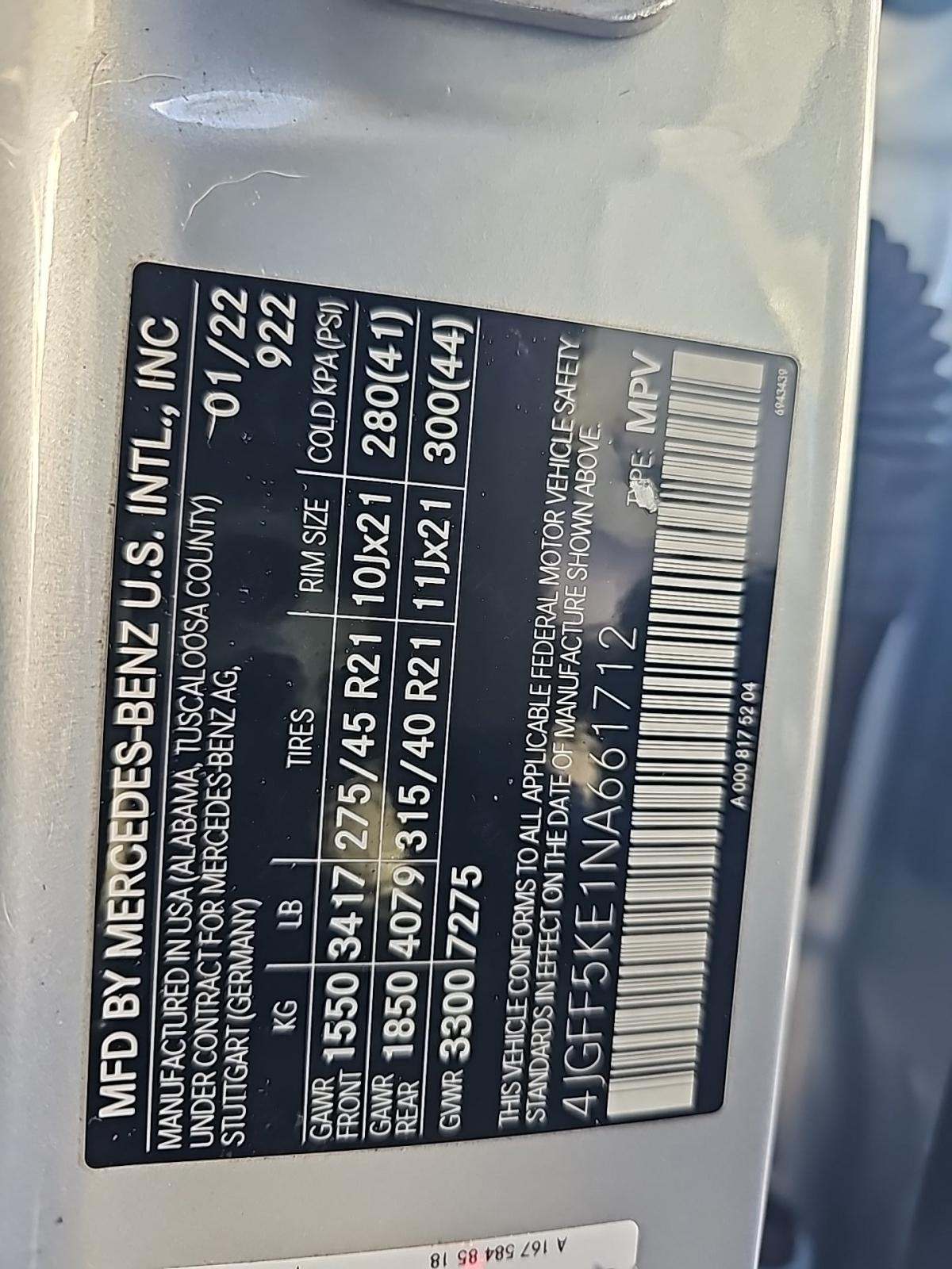 2022 Mercedes-Benz GLS GLS 450 AWD