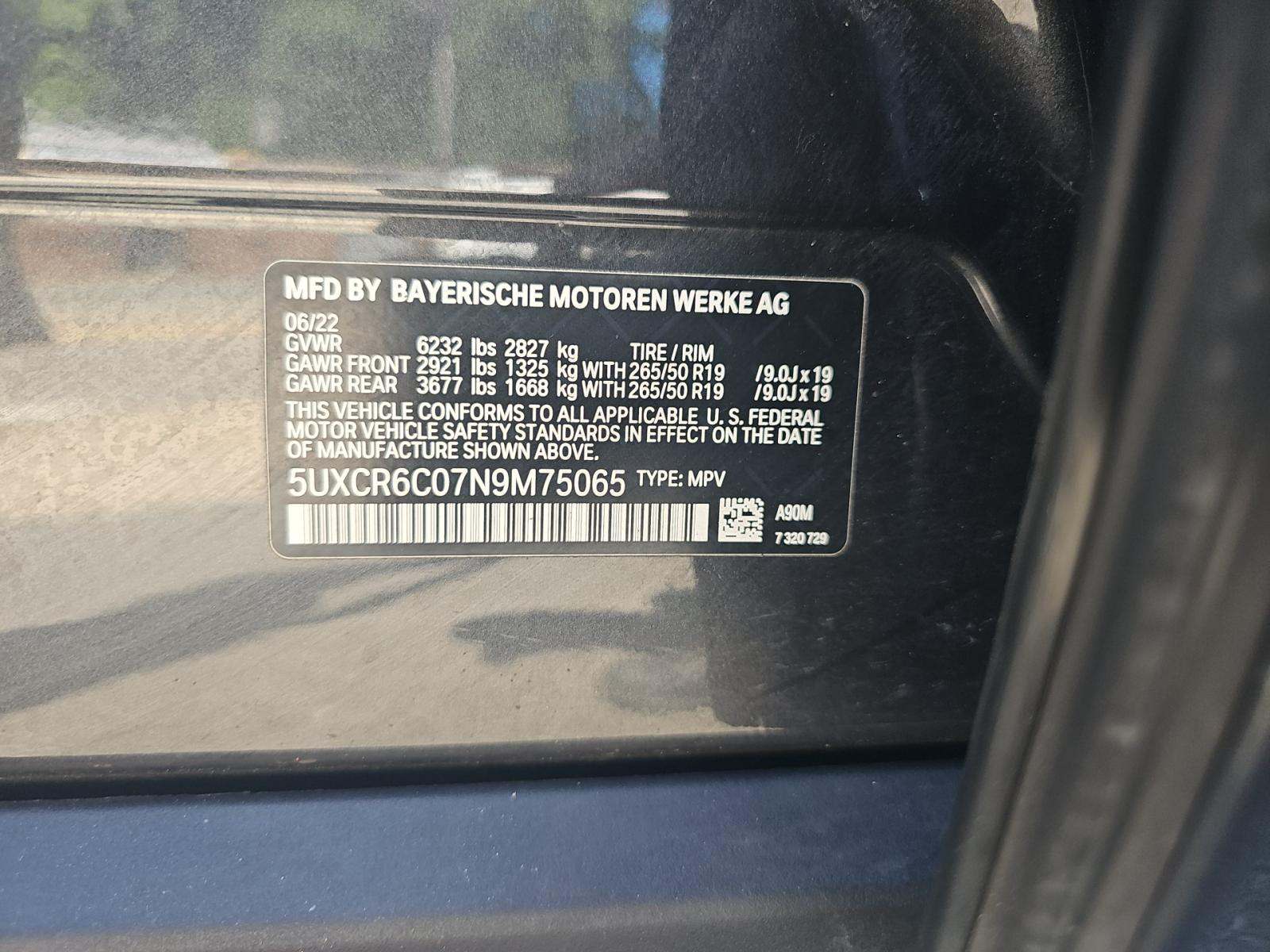 2022 BMW X5 xDrive40i AWD