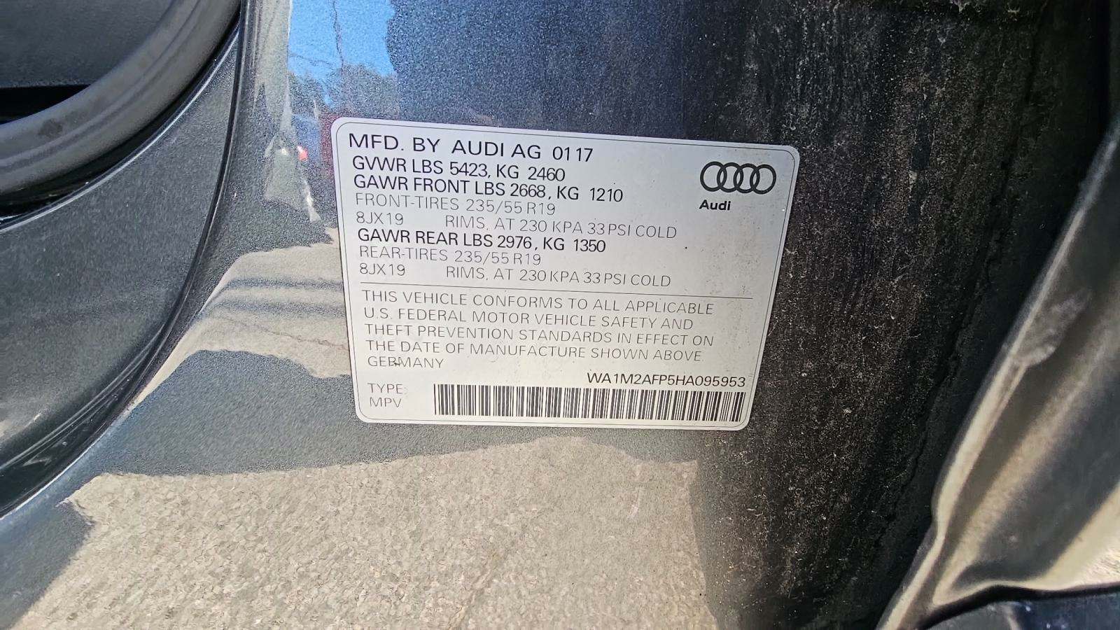 2017 Audi Q5 Premium Plus AWD