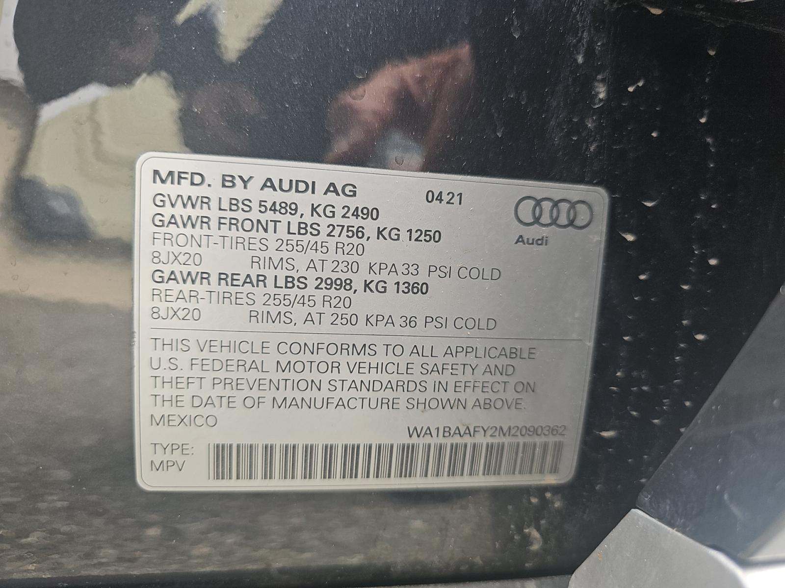 2021 Audi Q5 Premium Plus AWD