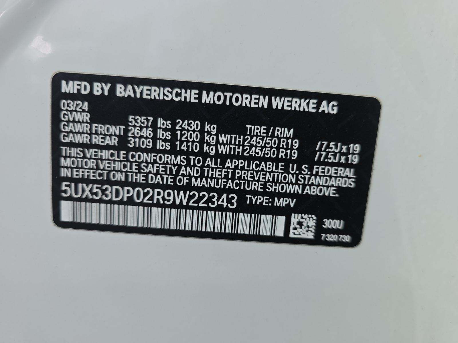 2024 BMW X3 xDrive30i AWD