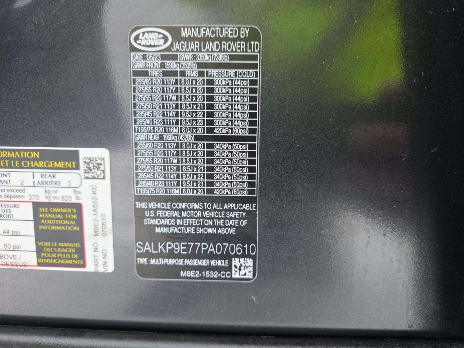 2023 Land Rover Range Rover SE AWD