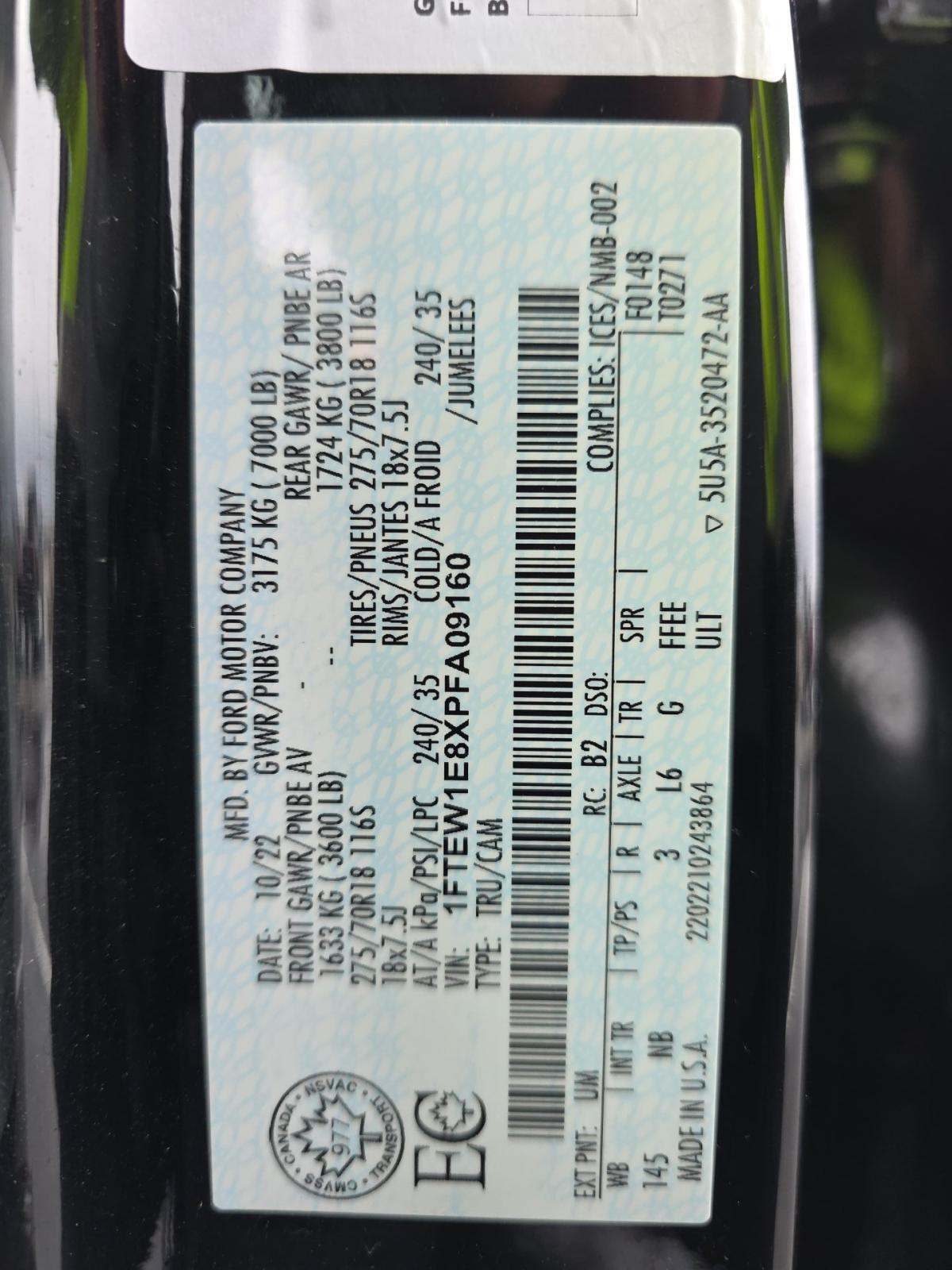 2023 Ford F-150 Tremor AWD