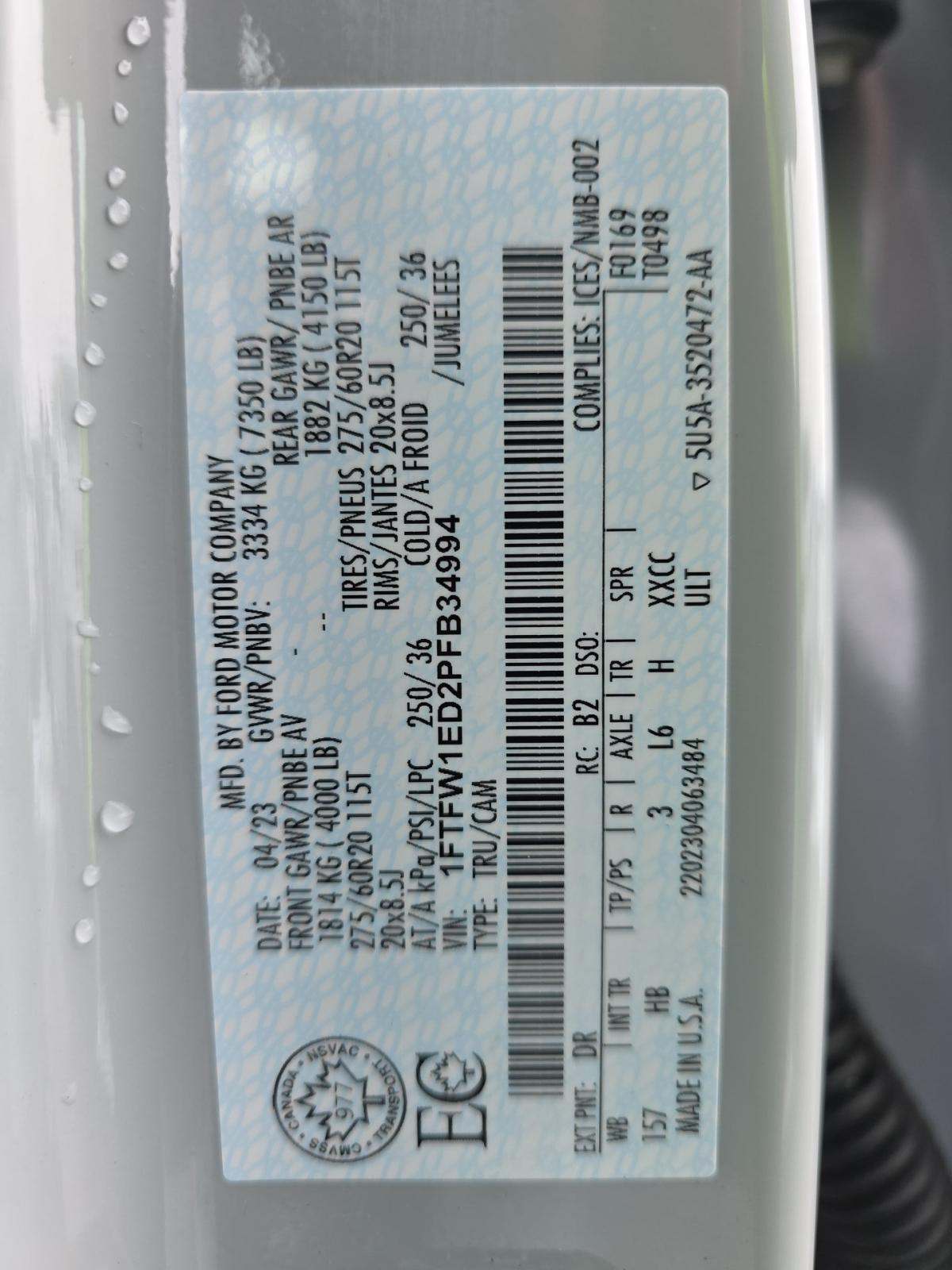 2023 Ford F-150 Hybrid Lariat AWD