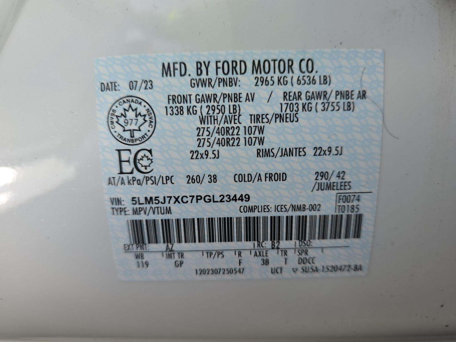 2023 Lincoln Aviator Reserve AWD