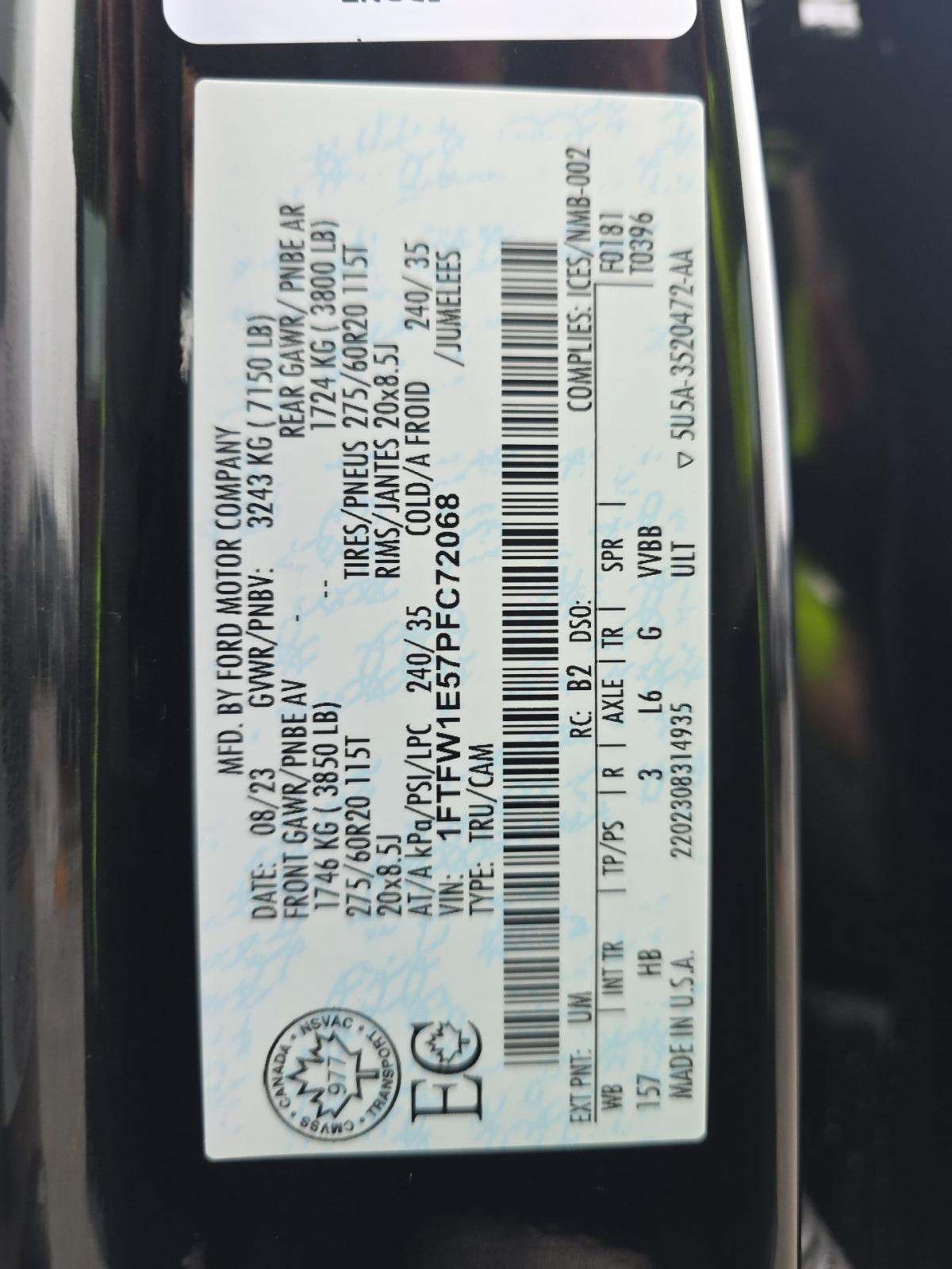 2023 Ford F-150 Lariat AWD