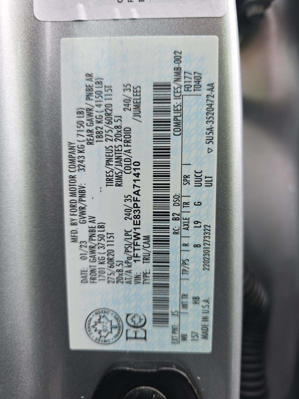 2023 Ford F-150 Lariat AWD