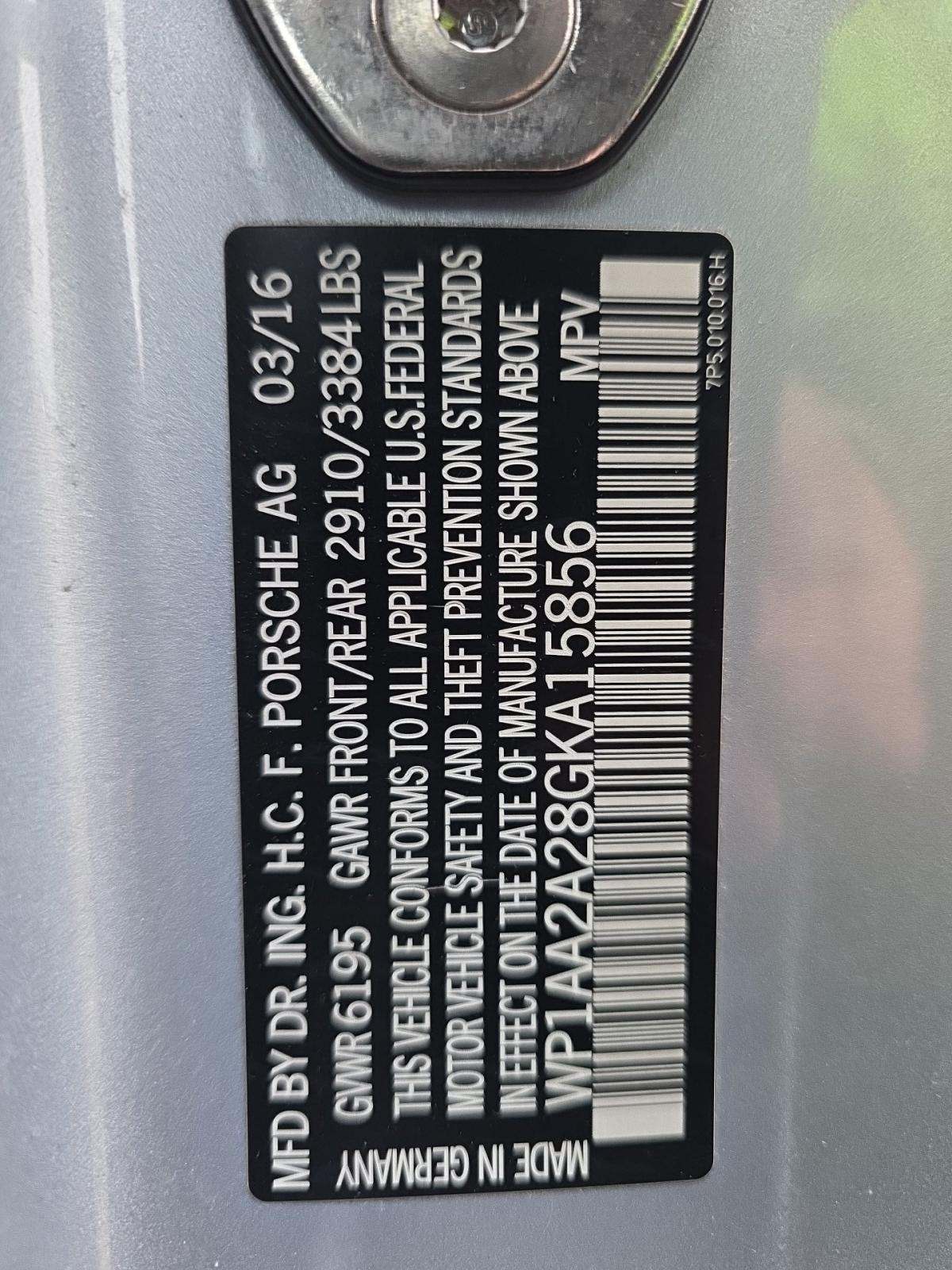 2016 Porsche Cayenne Base AWD