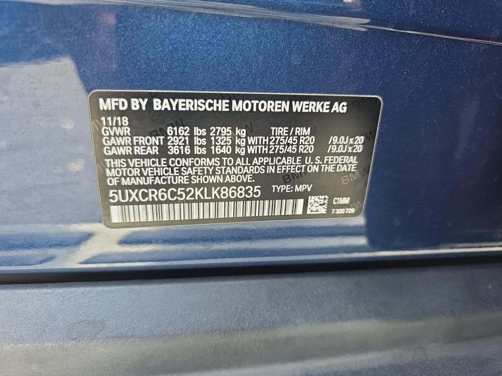 2019 BMW X5 xDrive40i AWD