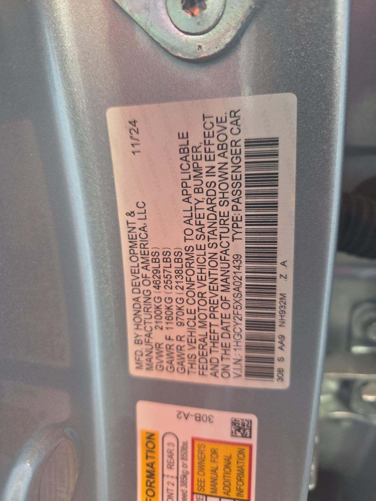 2025 Honda Accord Hybrid Sport FWD