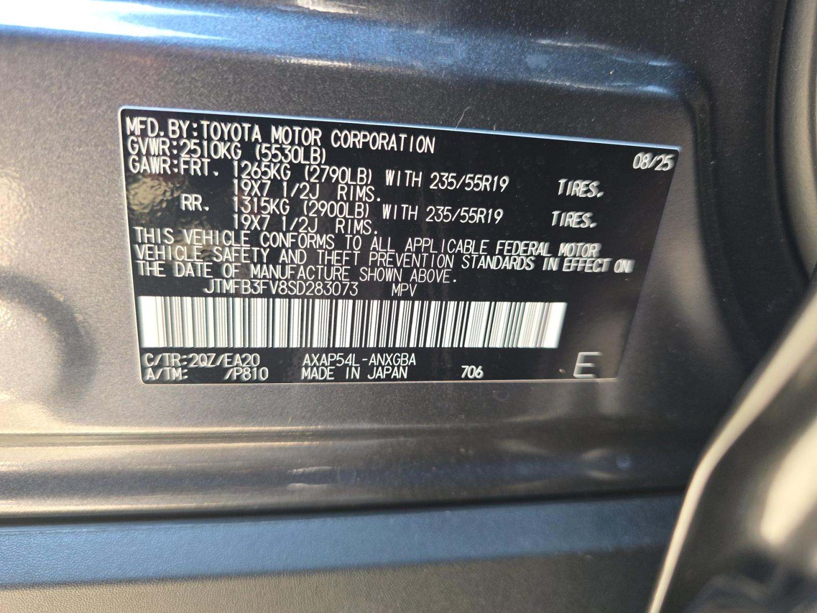 2025 Toyota RAV4 Plug-In Hybrid XSE AWD