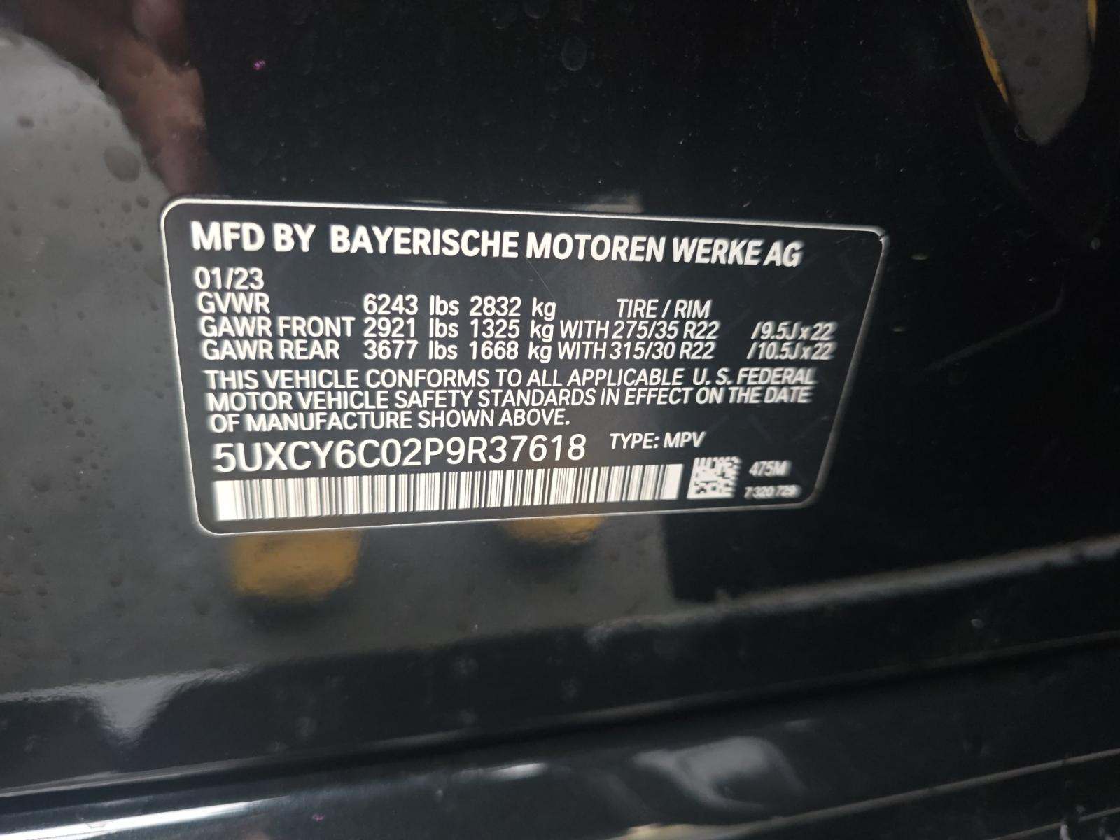 2023 BMW X6 xDrive40i AWD