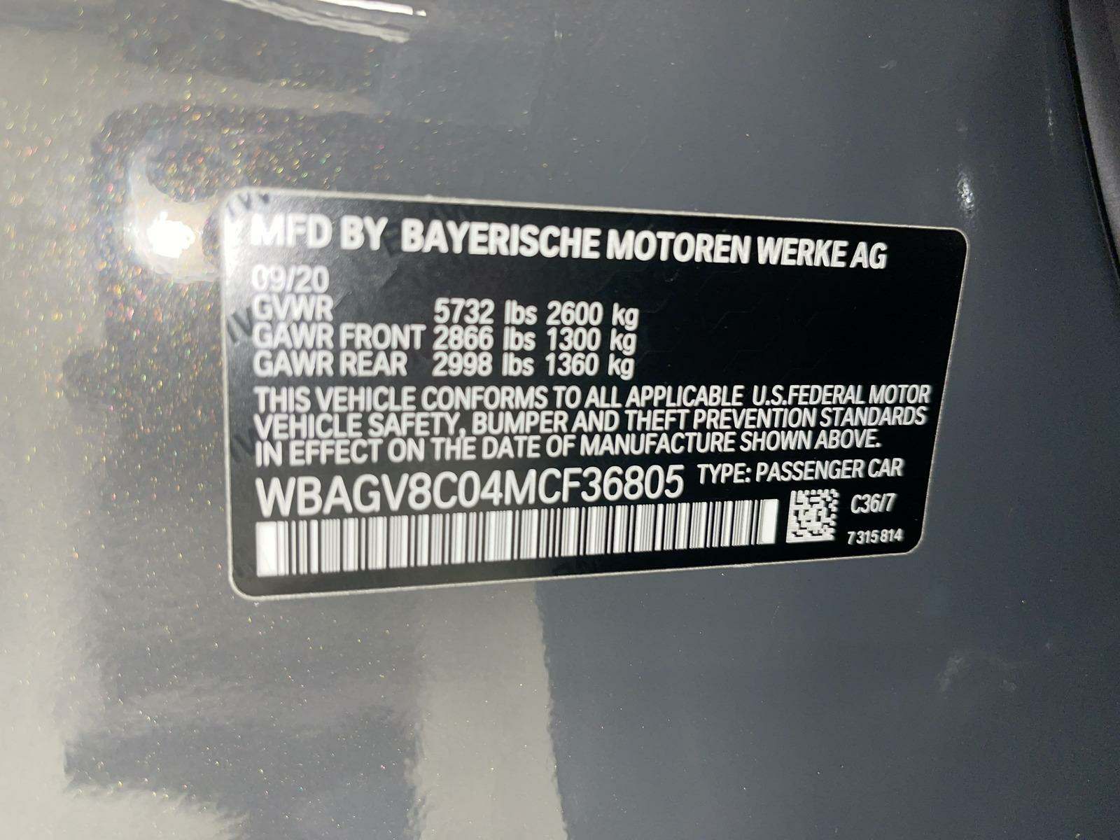 2021 BMW 8 Series M850i AWD