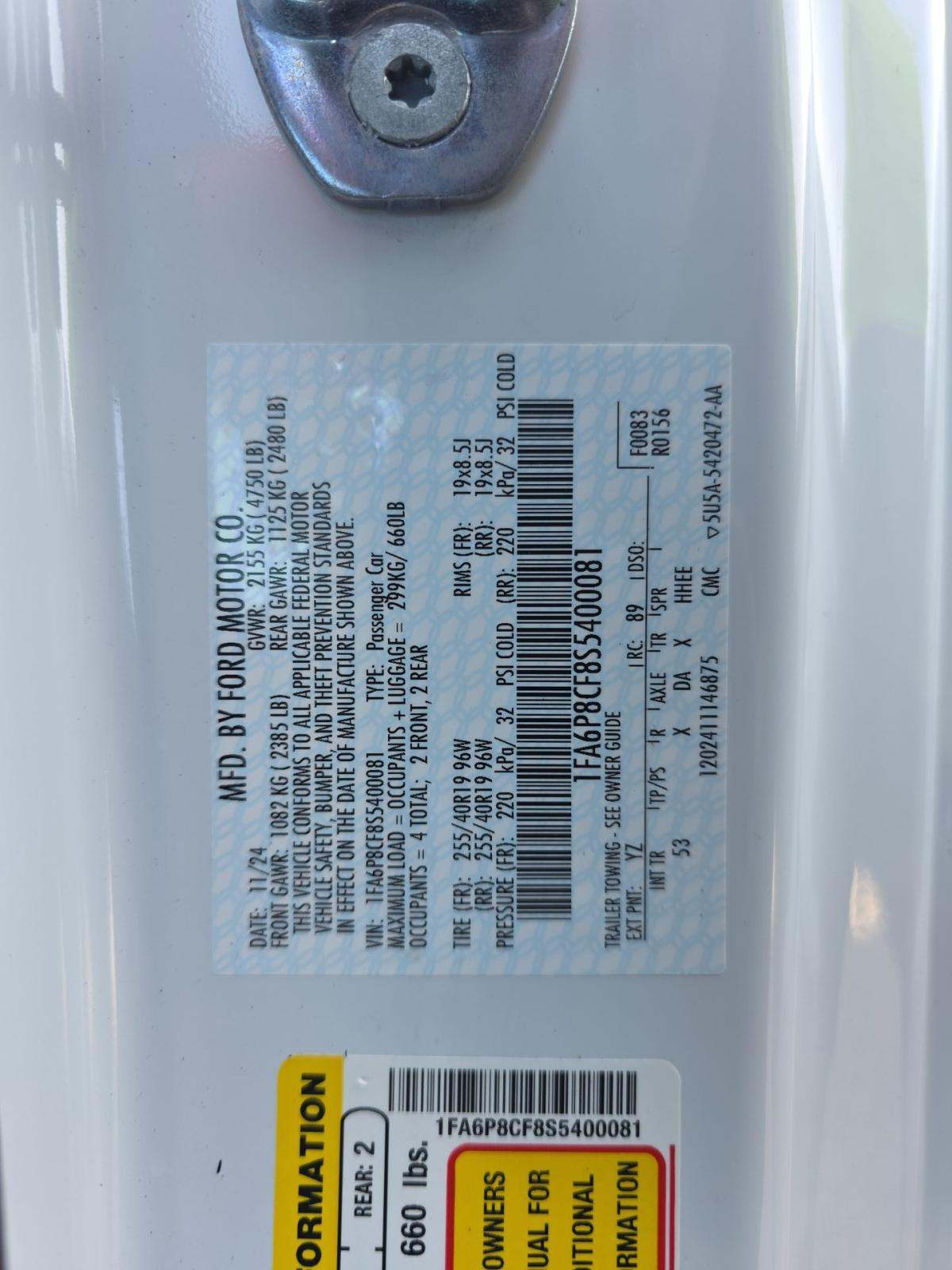 2025 Ford Mustang GT Premium RWD