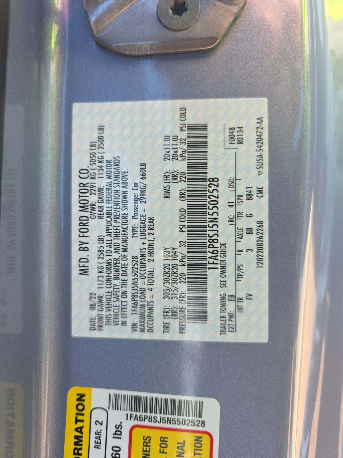 2022 Ford Mustang Shelby GT500 RWD