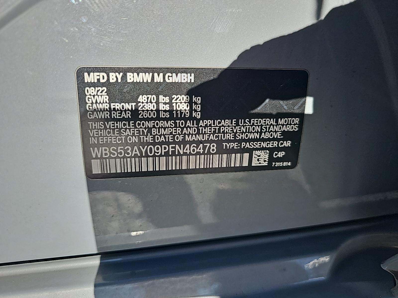 2023 BMW M3 Base RWD