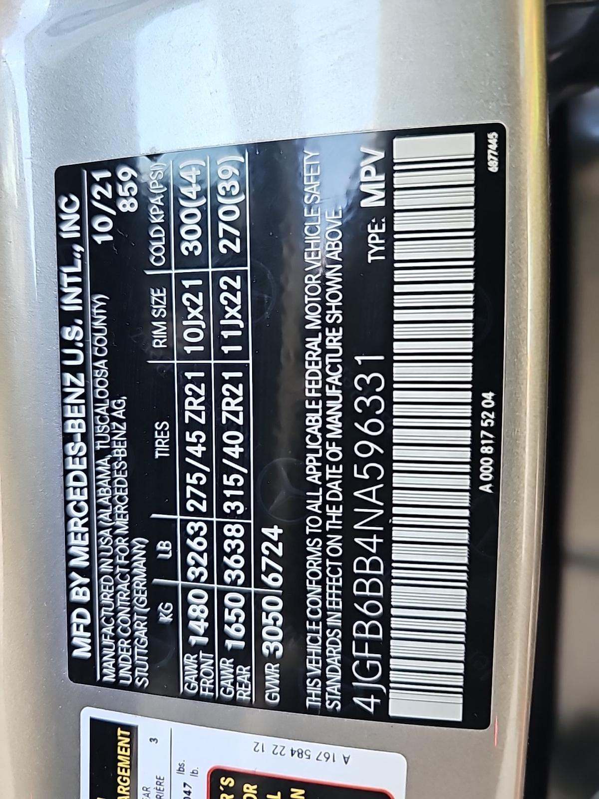 2022 Mercedes-Benz GLE AMG GLE 53 AWD