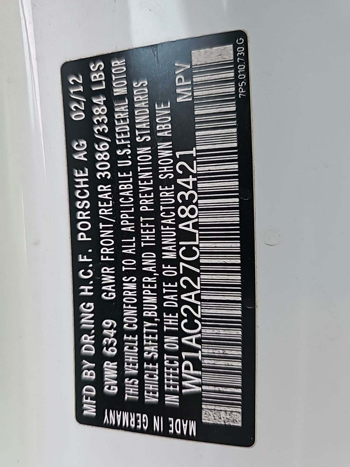 2012 Porsche Cayenne Turbo AWD