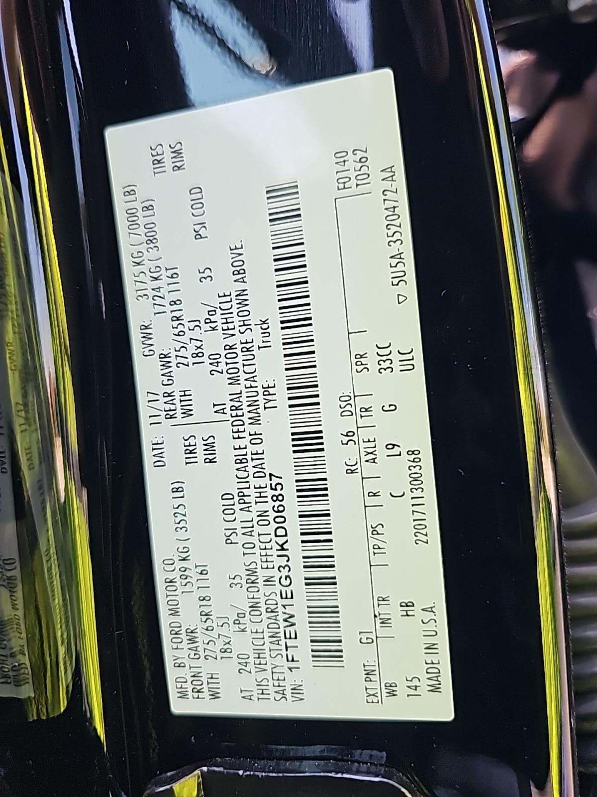 2018 Ford F-150 Lariat AWD