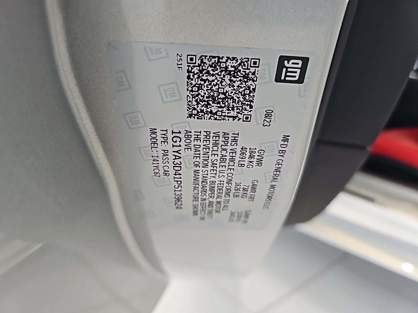 2023 Chevrolet Corvette Stingray RWD