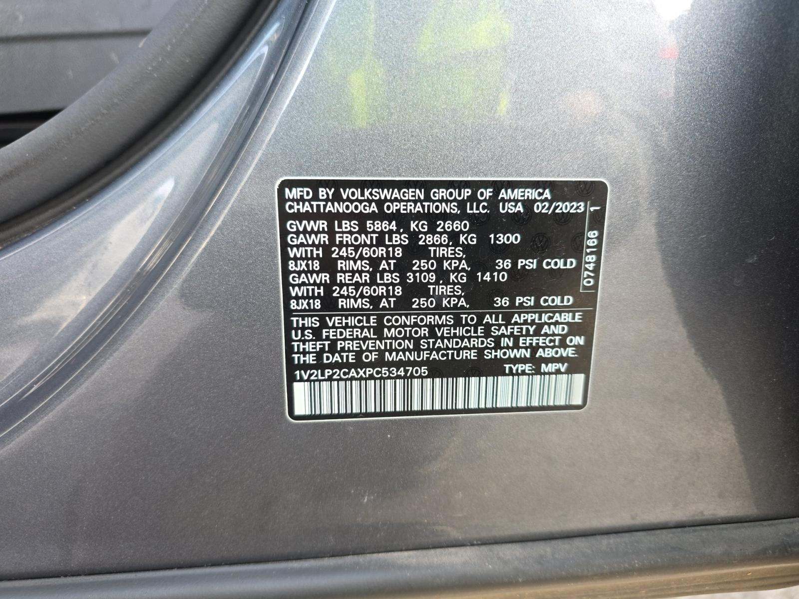 2023 Volkswagen Atlas 2.0T SE AWD