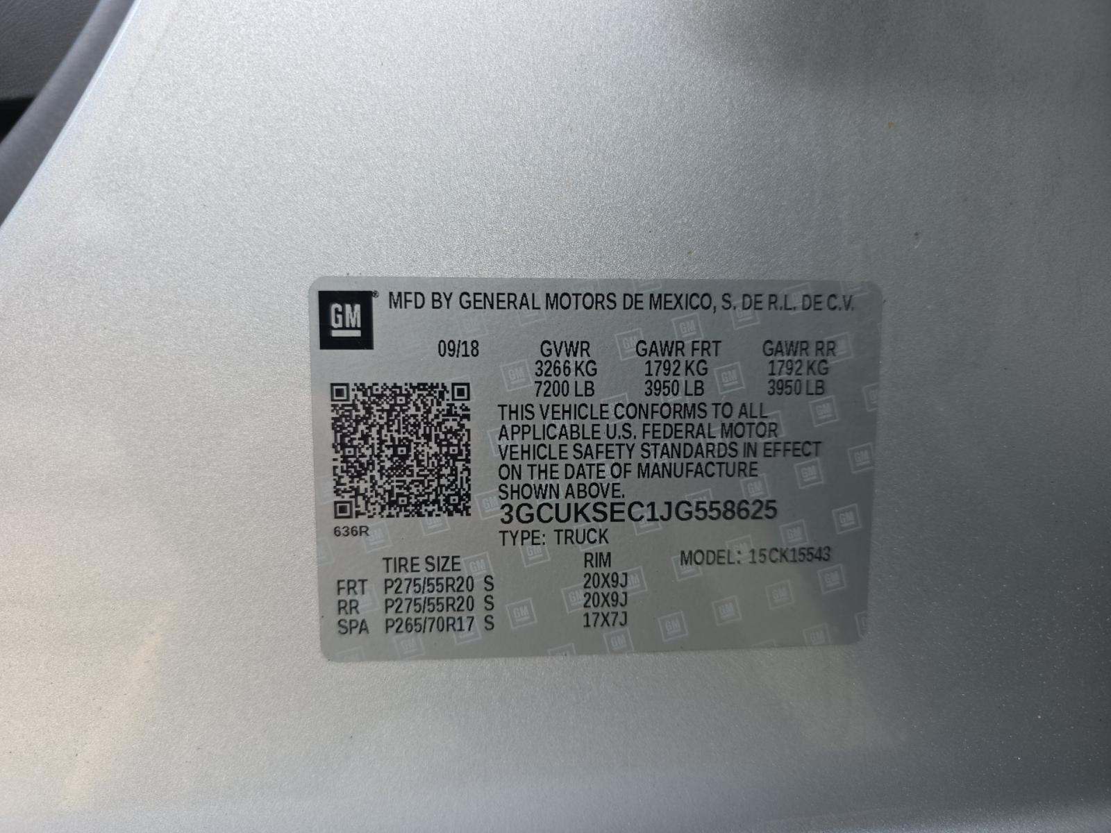 2018 Chevrolet Silverado 1500 LTZ Z71 AWD