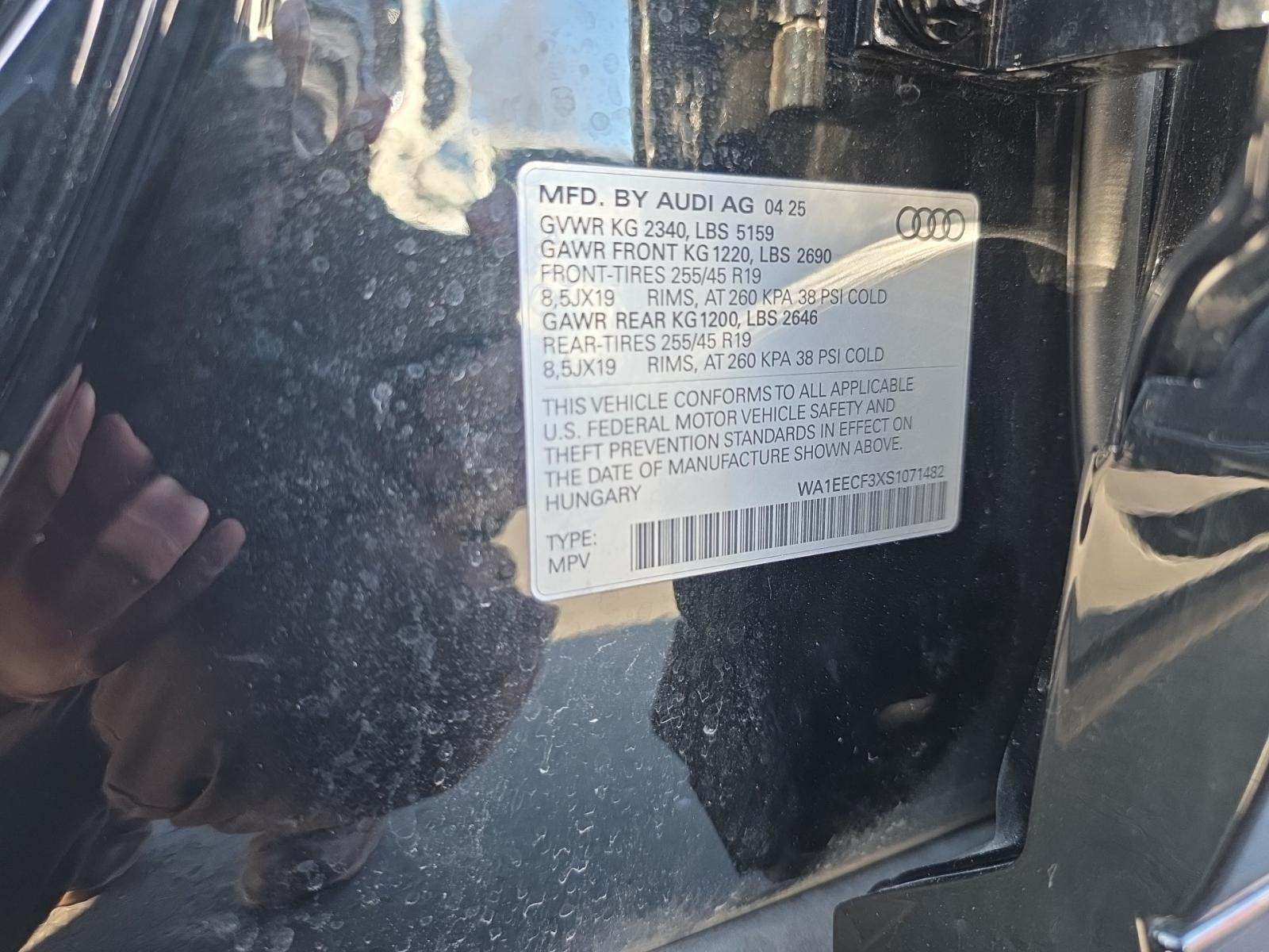 2025 Audi Q3 S line Premium Plus AWD