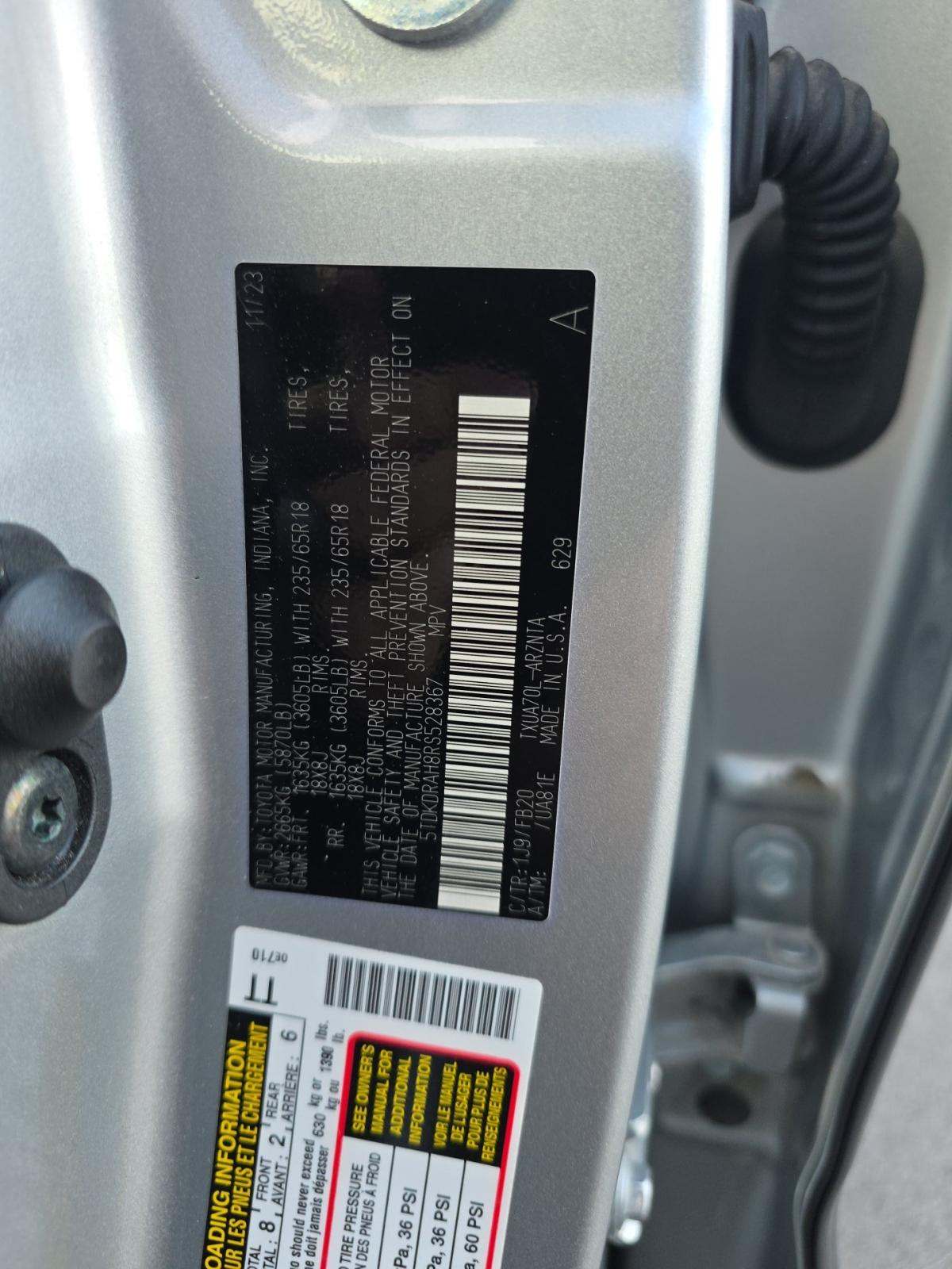 2024 Toyota Highlander LE FWD