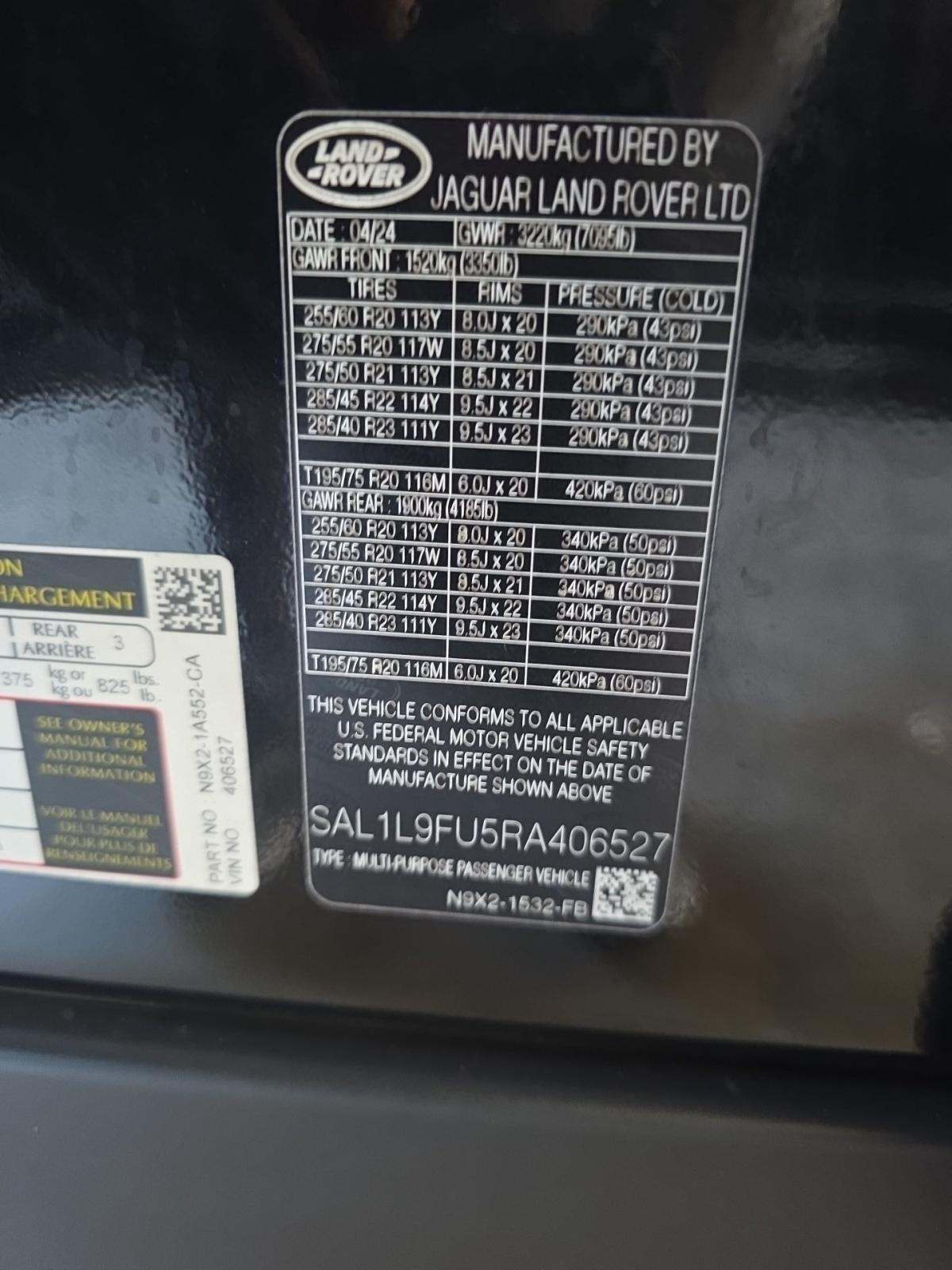 2024 Land Rover Range Rover Sport Dynamic SE AWD