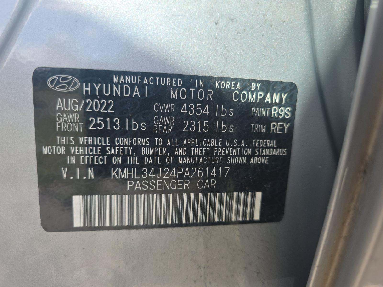 2023 Hyundai Sonata Limited FWD