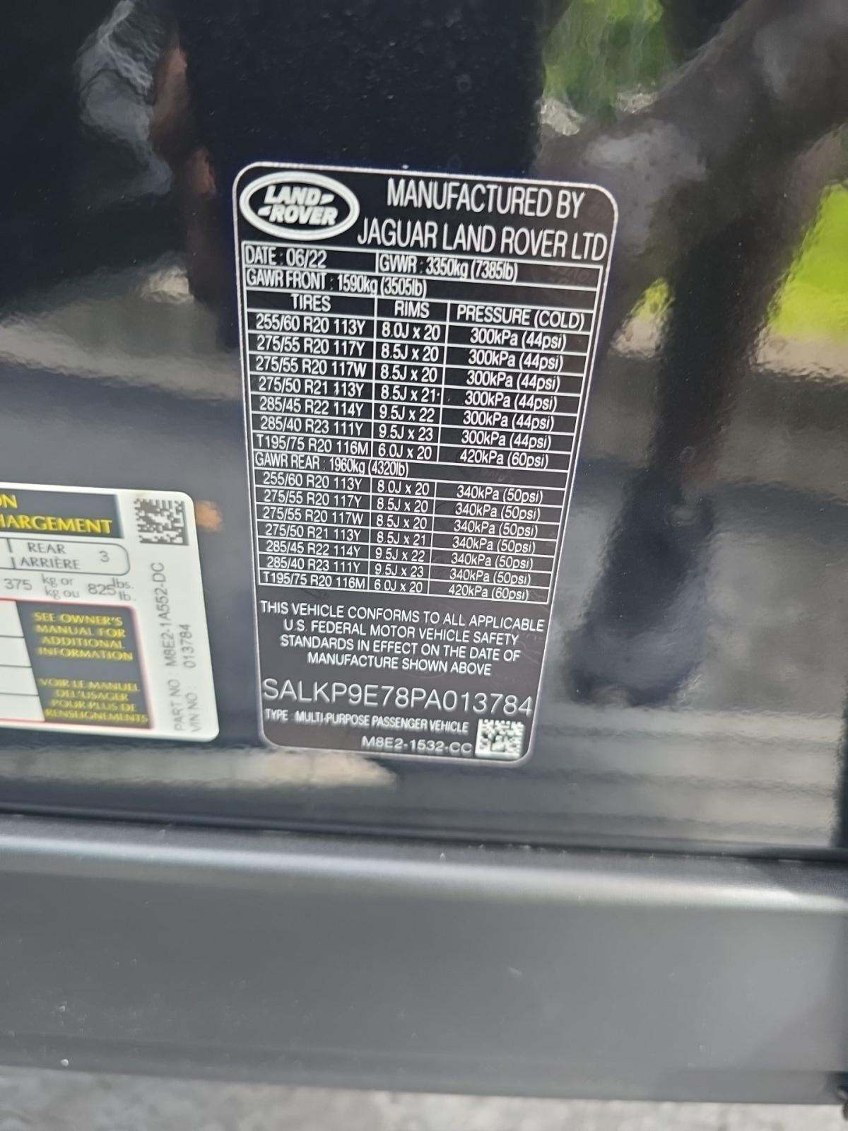 2023 Land Rover Range Rover SE AWD