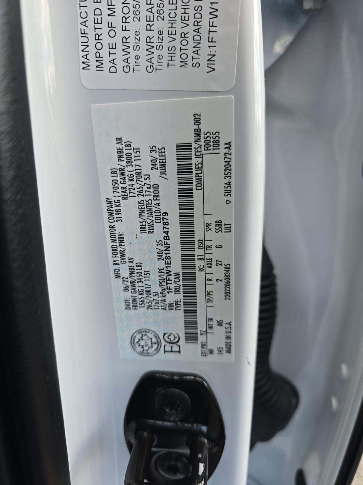 2022 Ford F-150 XLT AWD