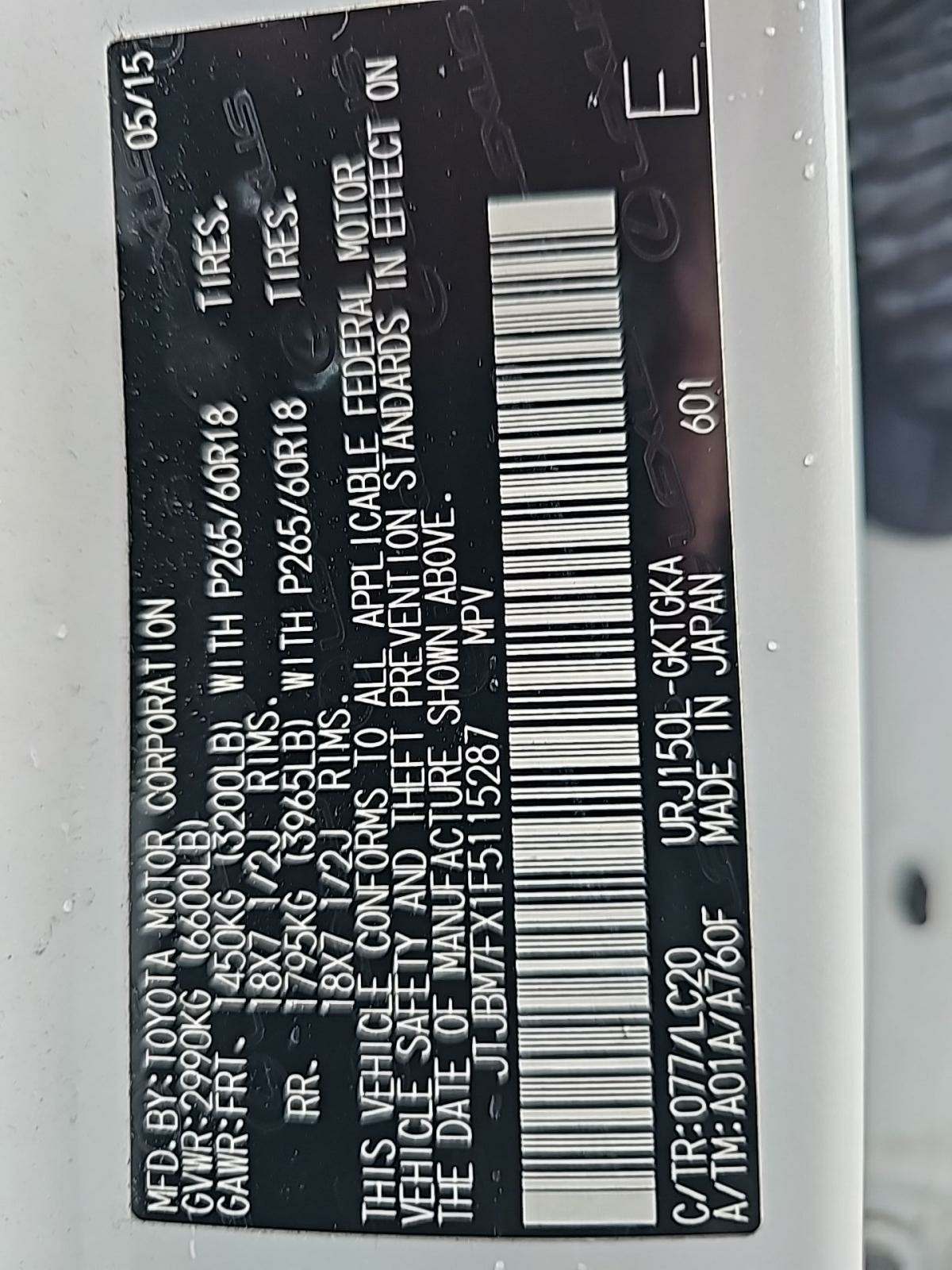 2015 Lexus GX GX 460 AWD