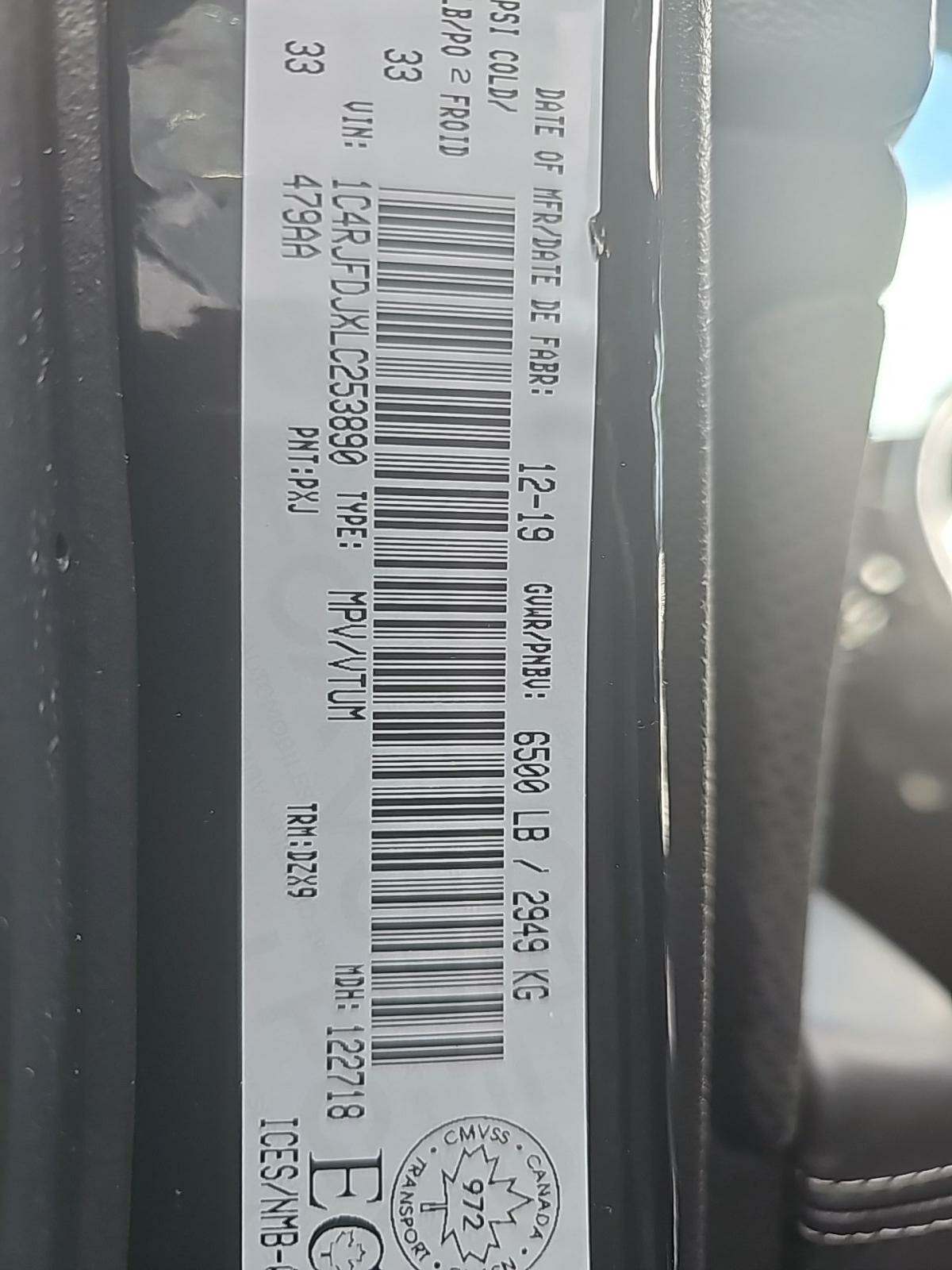 2020 Jeep Grand Cherokee SRT AWD