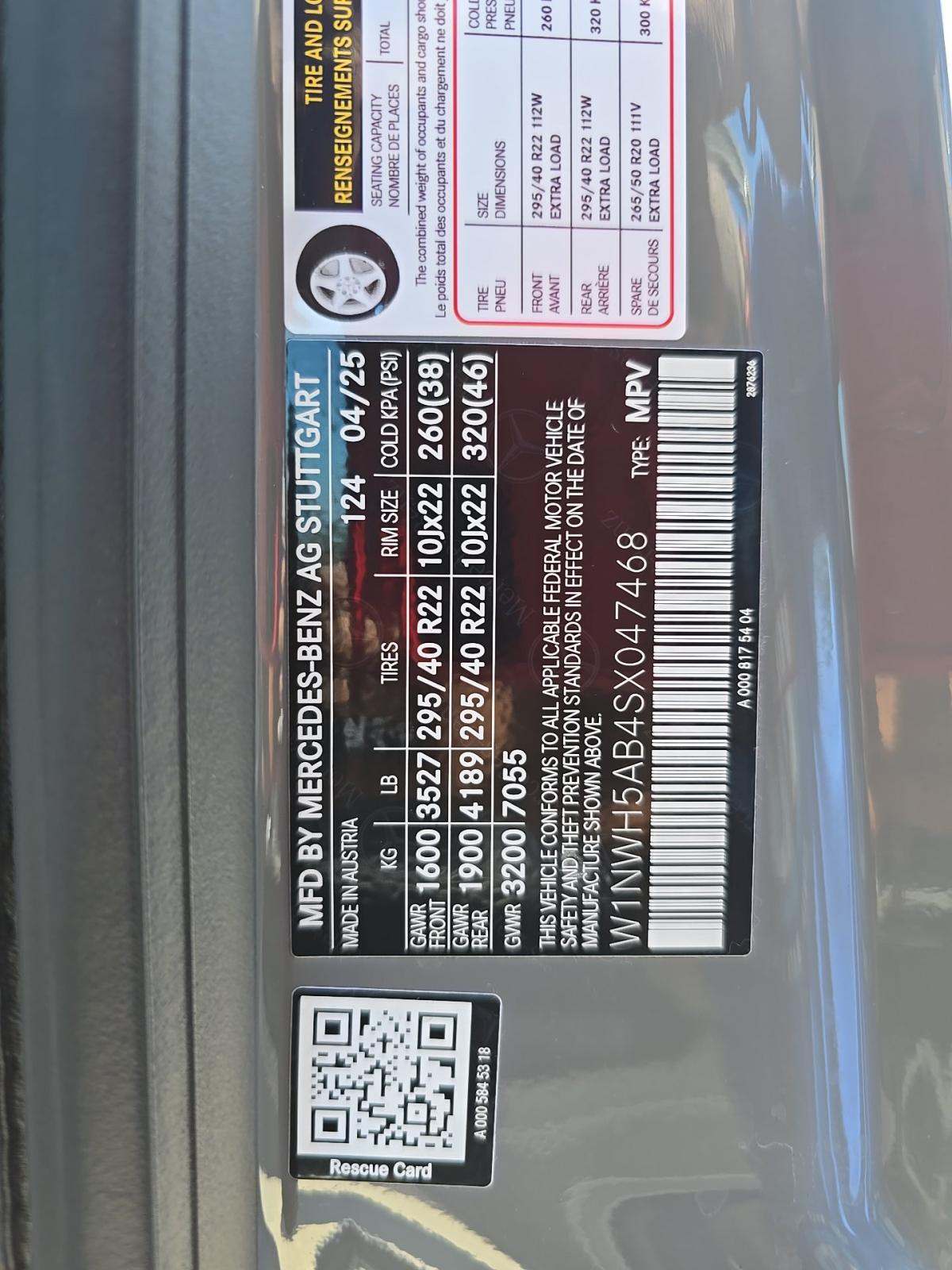 2025 Mercedes-Benz G-Class AMG G 63 AWD