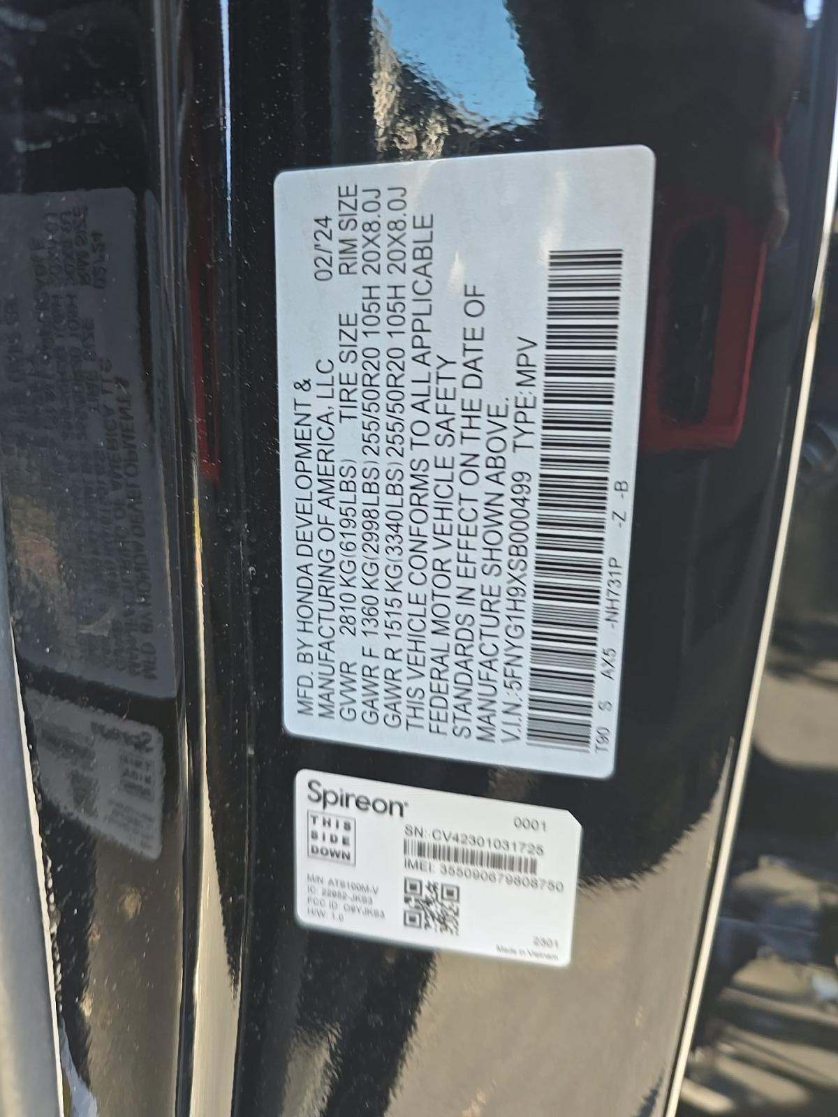 2025 Honda Pilot Black Edition AWD