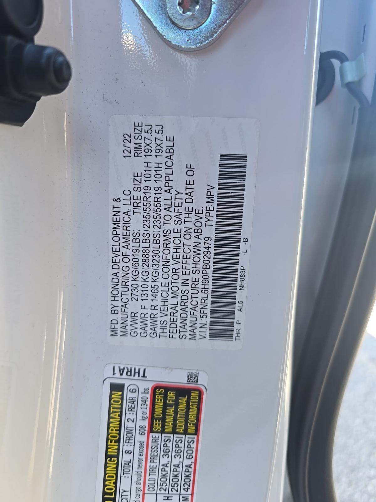 2023 Honda Odyssey Elite FWD