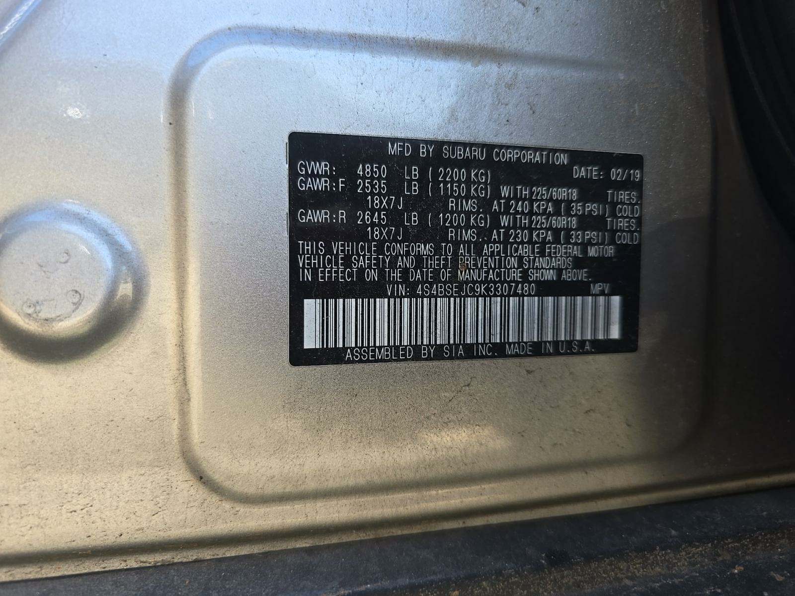 2019 Subaru Outback 3.6R Limited AWD