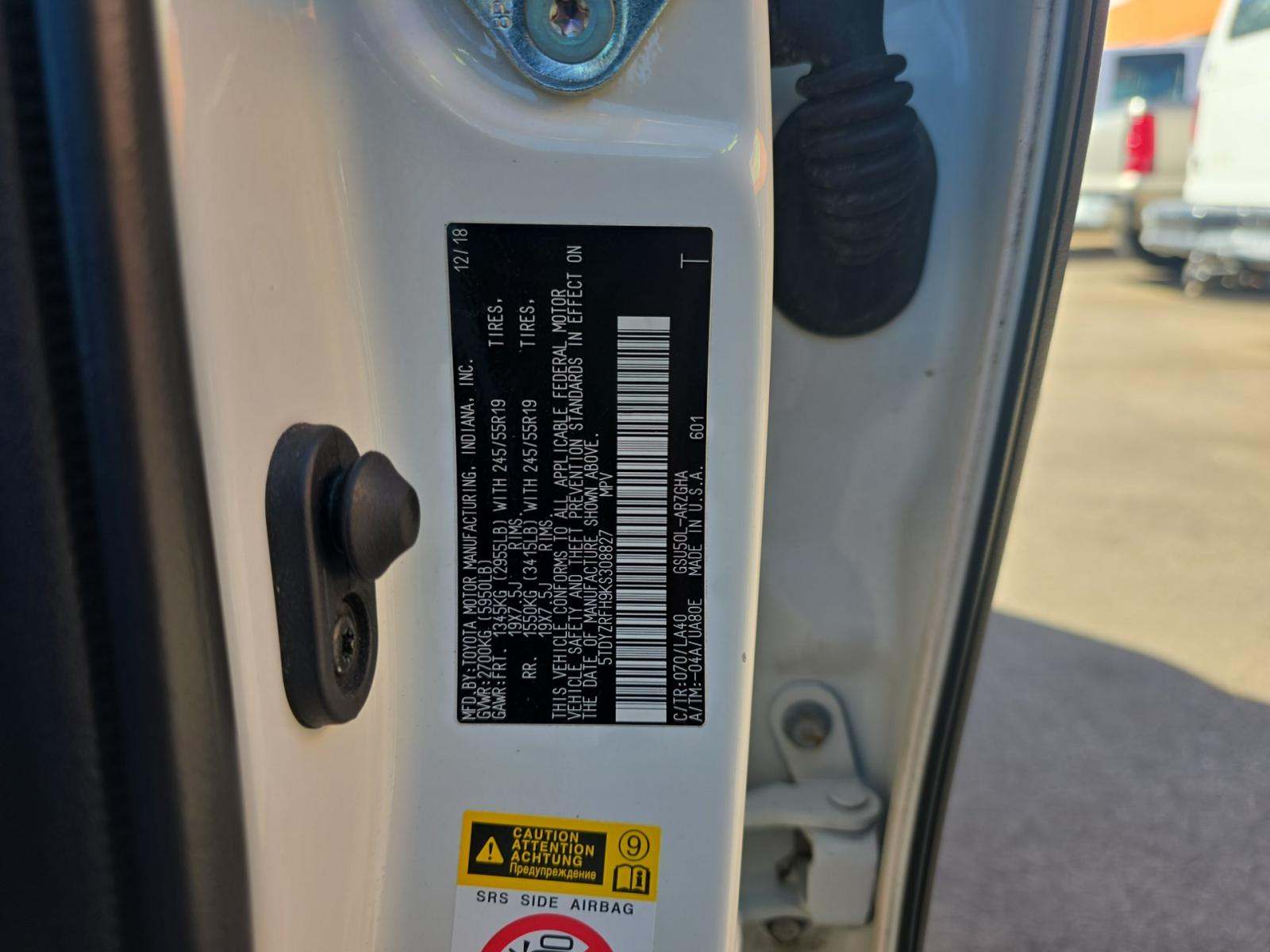 2019 Toyota Highlander Limited FWD