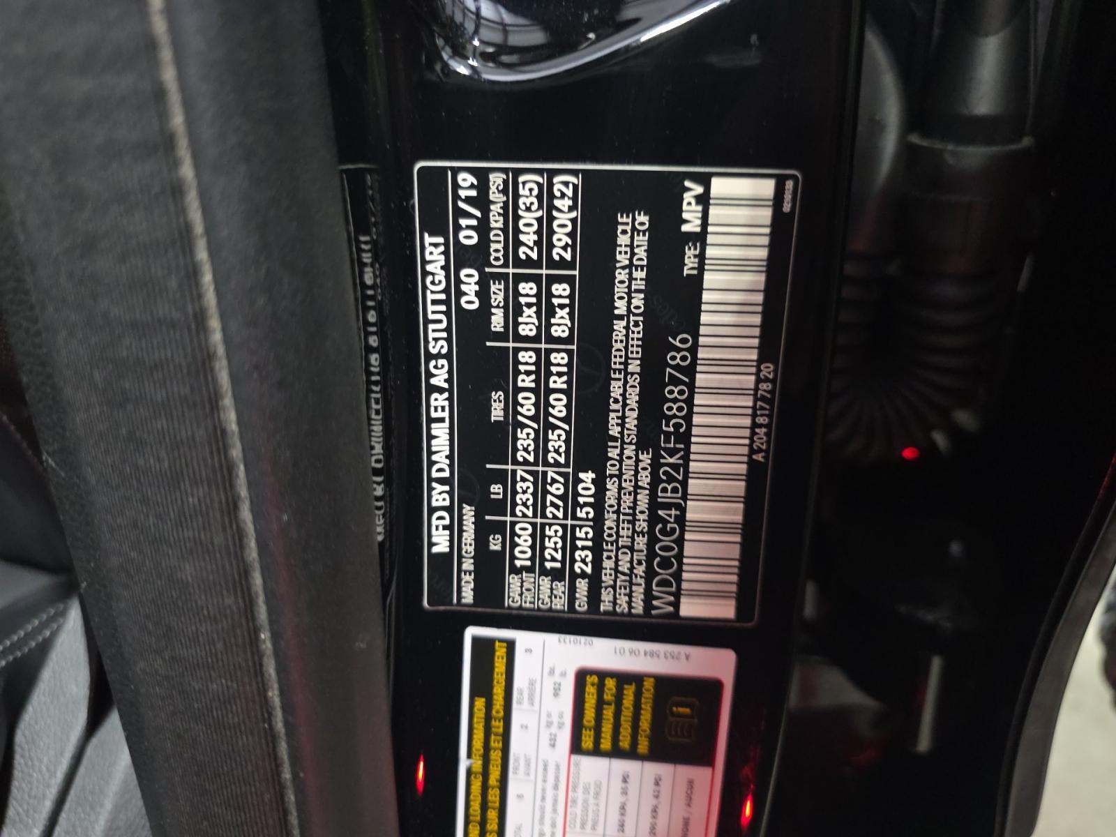 2019 Mercedes-Benz GLC GLC 300 RWD