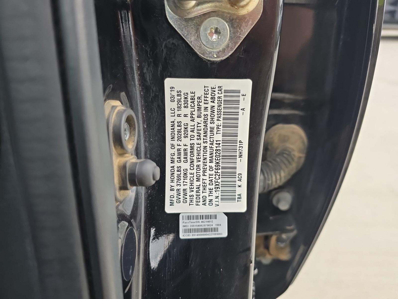 2019 Honda Civic LX FWD