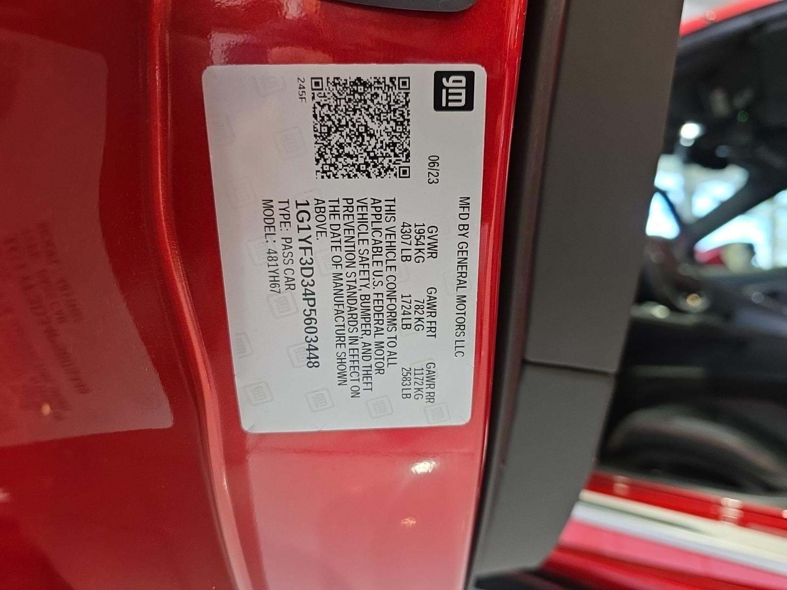 2023 Chevrolet Corvette Z06 RWD