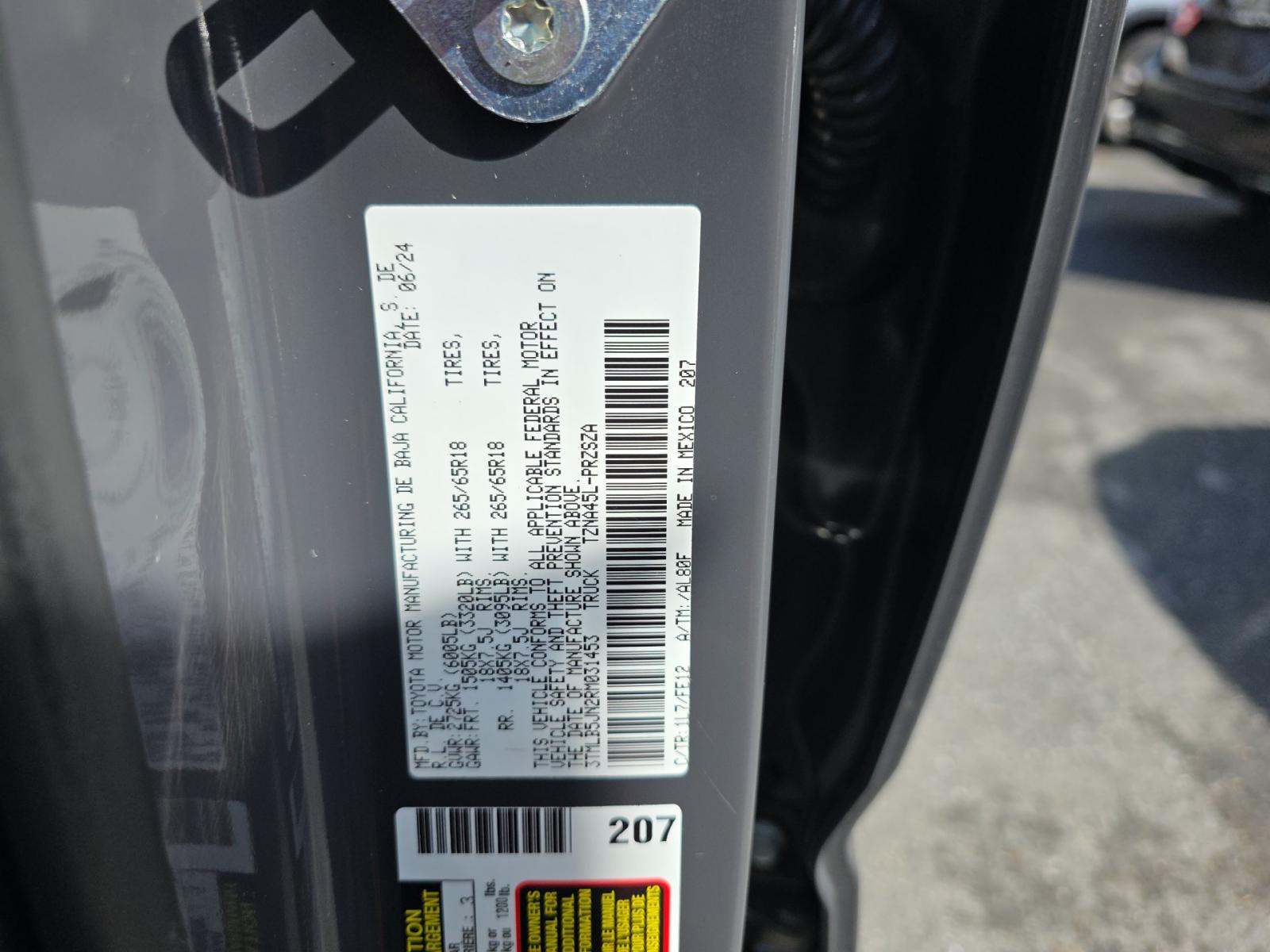 2024 Toyota Tacoma TRD Sport AWD